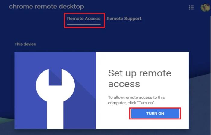 Install Chrome Remote Desktop 