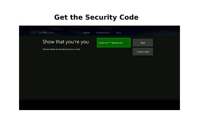 Get the security code
