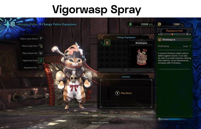 MHW Palico Gadgets 