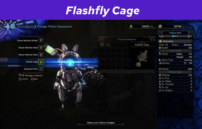 Flashfly Cage